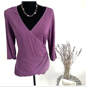 MAX STUDIO 3/4 Sleeve Blouse Size L